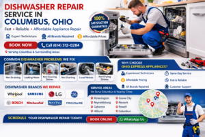 dishwasher repair services columbus ohio 